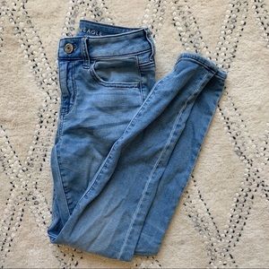 American Eagle Light Wash Jeggings Jeans